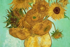 "Florero con 15 girasoles" de Van Gogh
