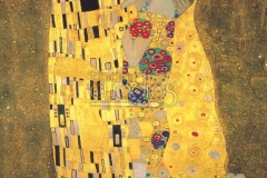 "El beso" de Klimt