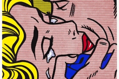 "Kiss V" de Roy Lichtenstein