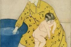 “En el baño” Mary Cassatt