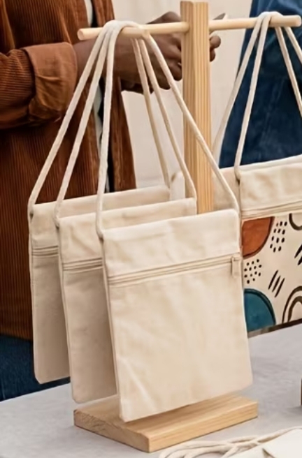 Bolsito cruzado textil para personalizar